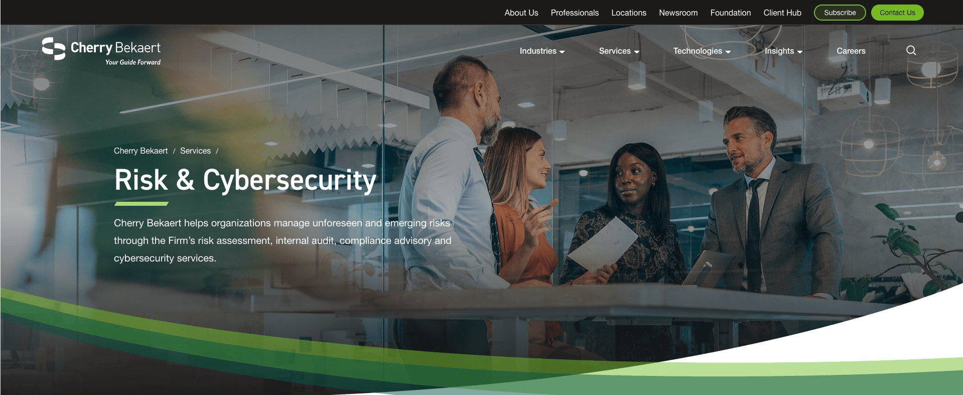 Cherry Bekaert Website Screenshot