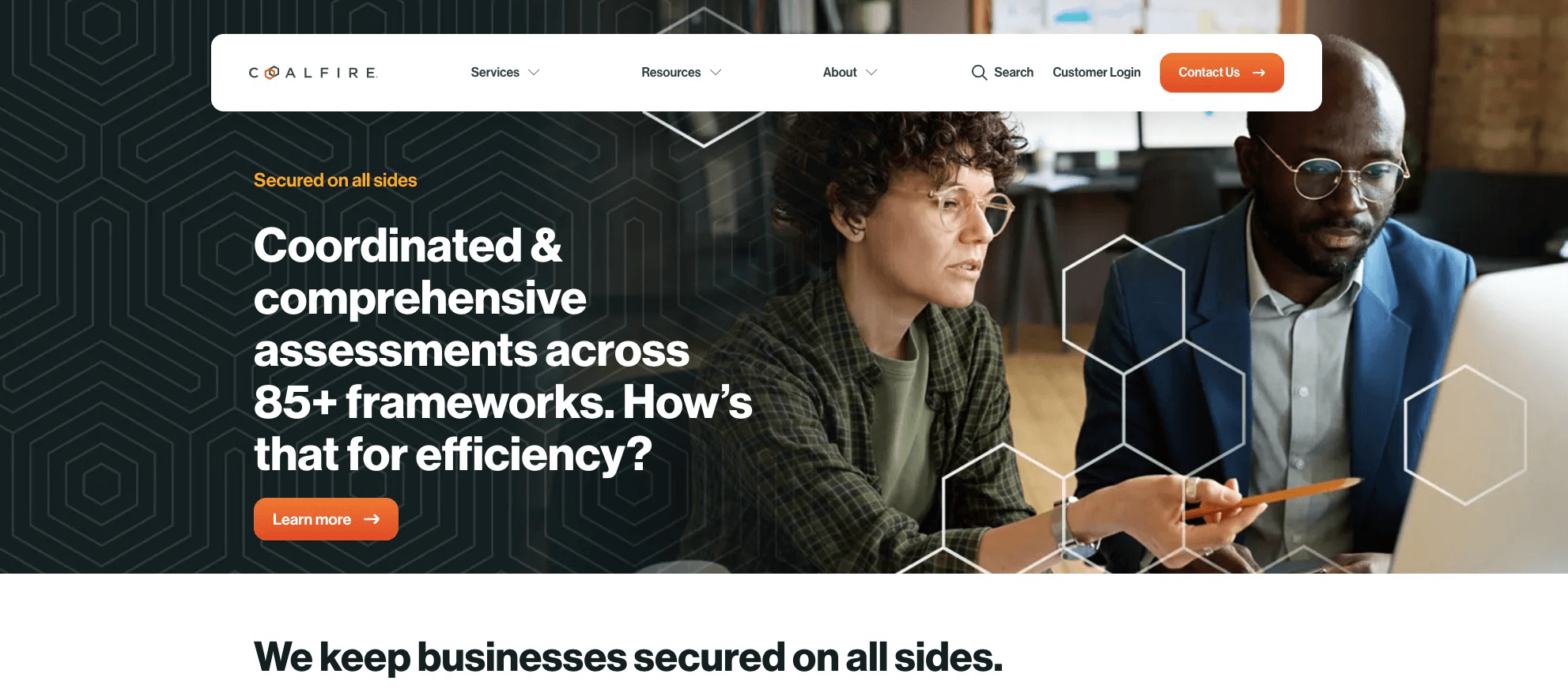 Coalfire Federal Website Screenshot