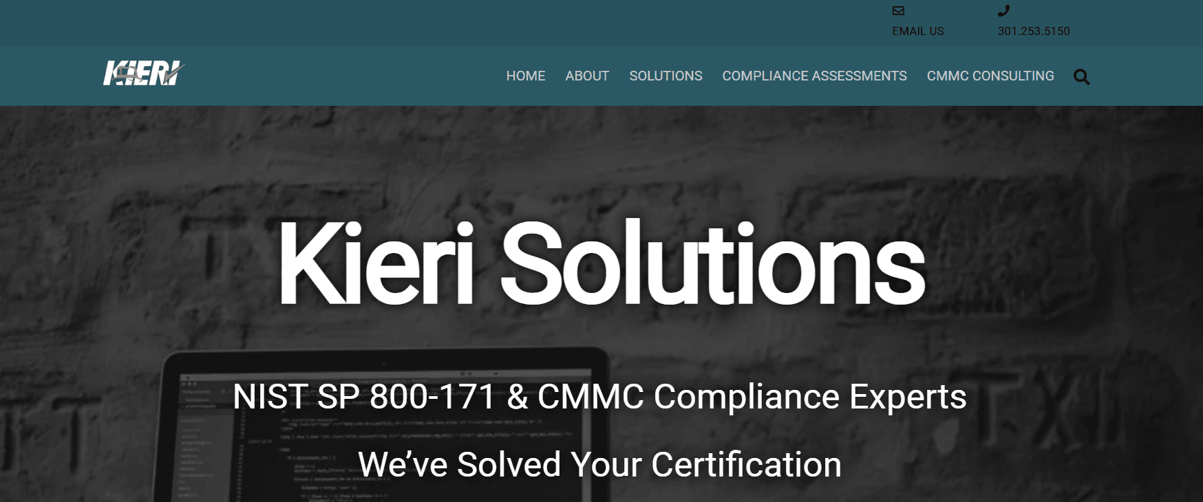 Kieri Solutions Website Screenshot