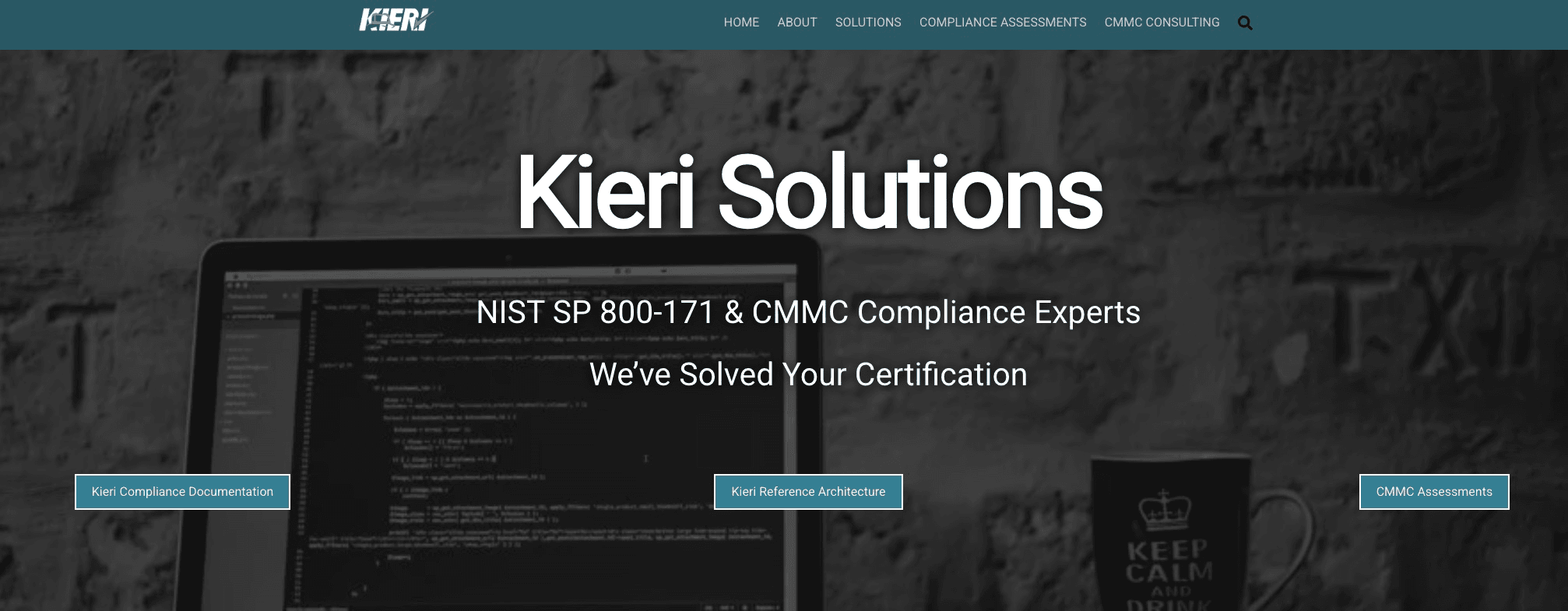 Kieri Solutions Website Screenshot