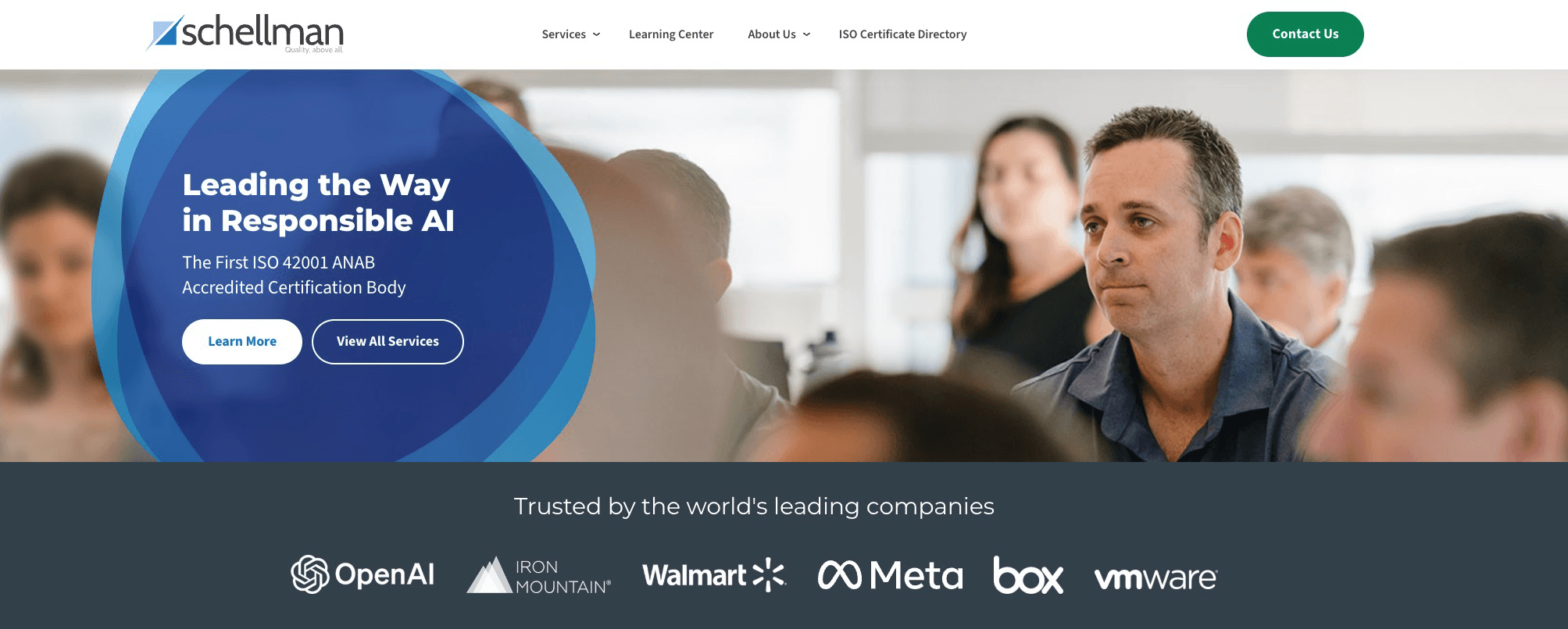 Schellman Website Screenshot