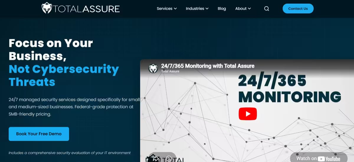 Total Assure Website Screenshot