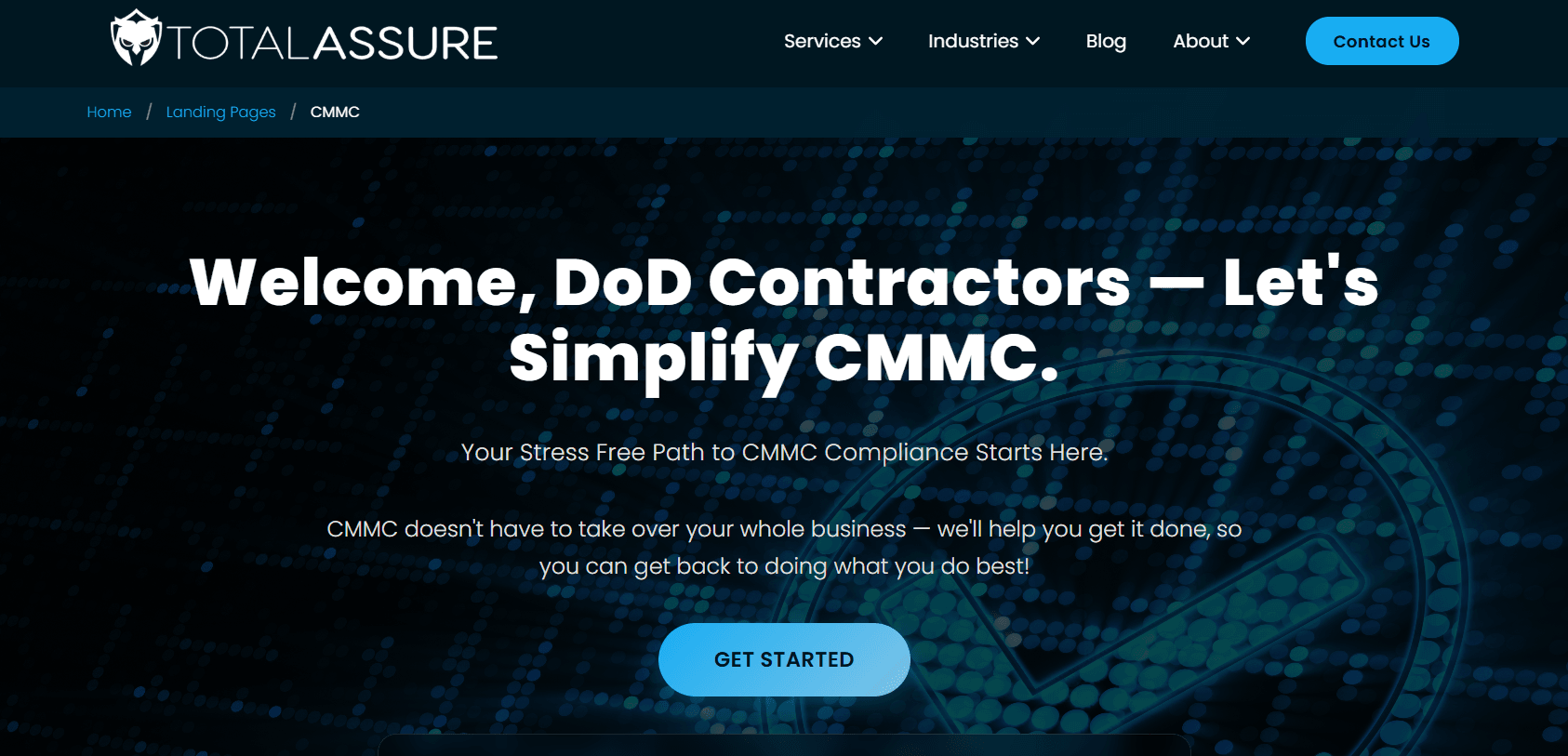 Total Assure Website Screenshot
