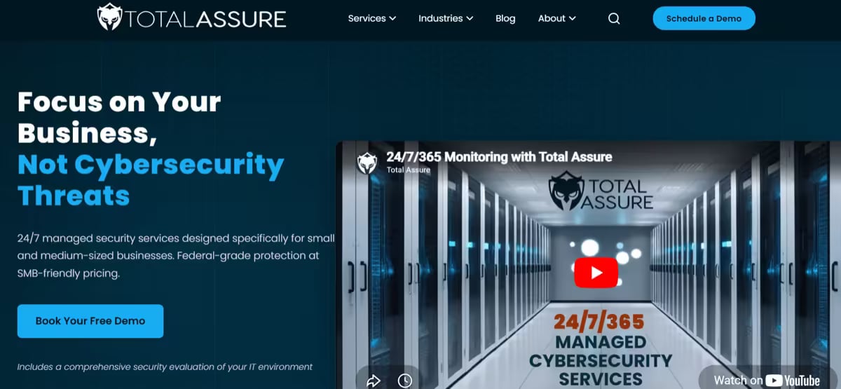 Total Assure Website Screenshot